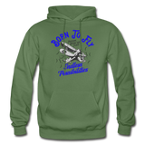 Born To Fly - Endless - Gildan Heavy Blend Adult Hoodie - military green
