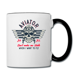 Aviator - Air Ace - Contrast Coffee Mug - white/black