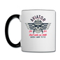 Aviator - Air Ace - Contrast Coffee Mug - white/black