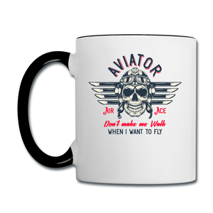 Aviator - Air Ace - Contrast Coffee Mug - white/black