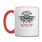 Aviator - Air Ace - Contrast Coffee Mug - white/red