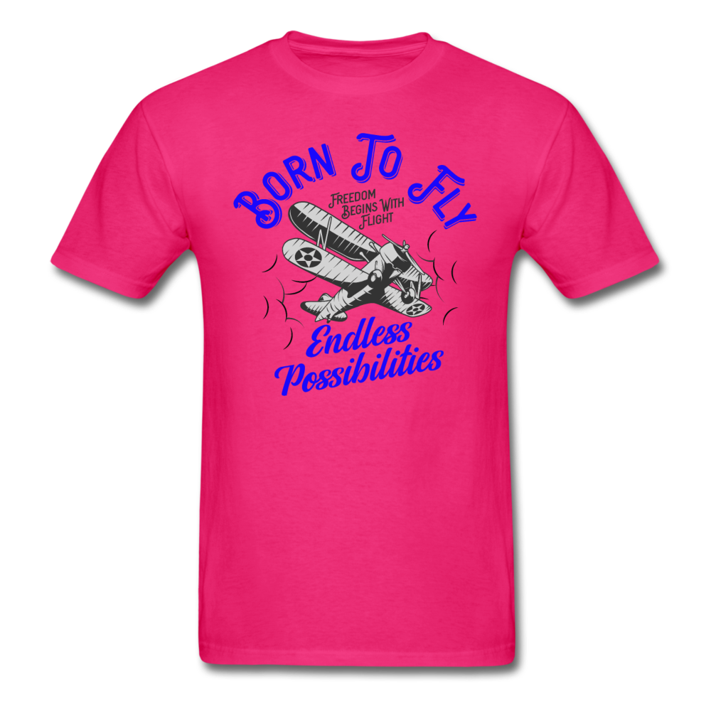 Born To Fly - Endless - Unisex Classic T-Shirt - fuchsia