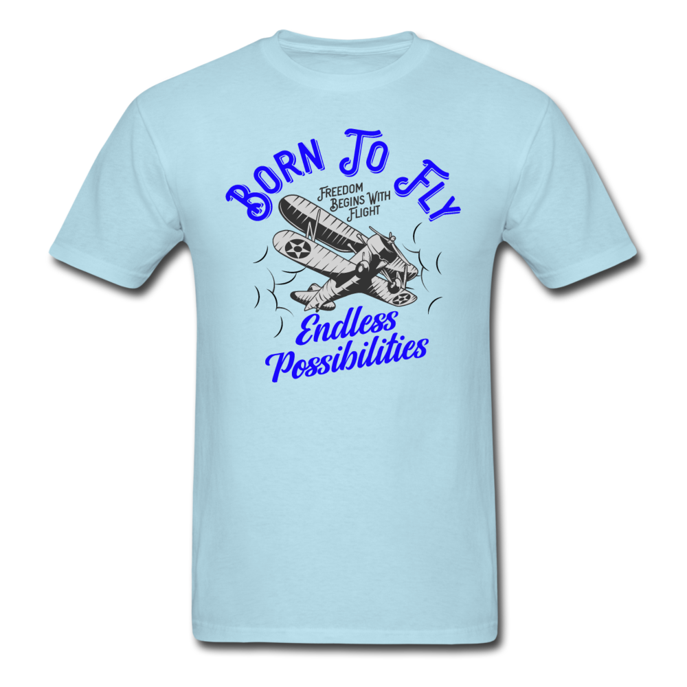 Born To Fly - Endless - Unisex Classic T-Shirt - powder blue