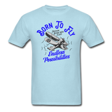 Born To Fly - Endless - Unisex Classic T-Shirt - powder blue
