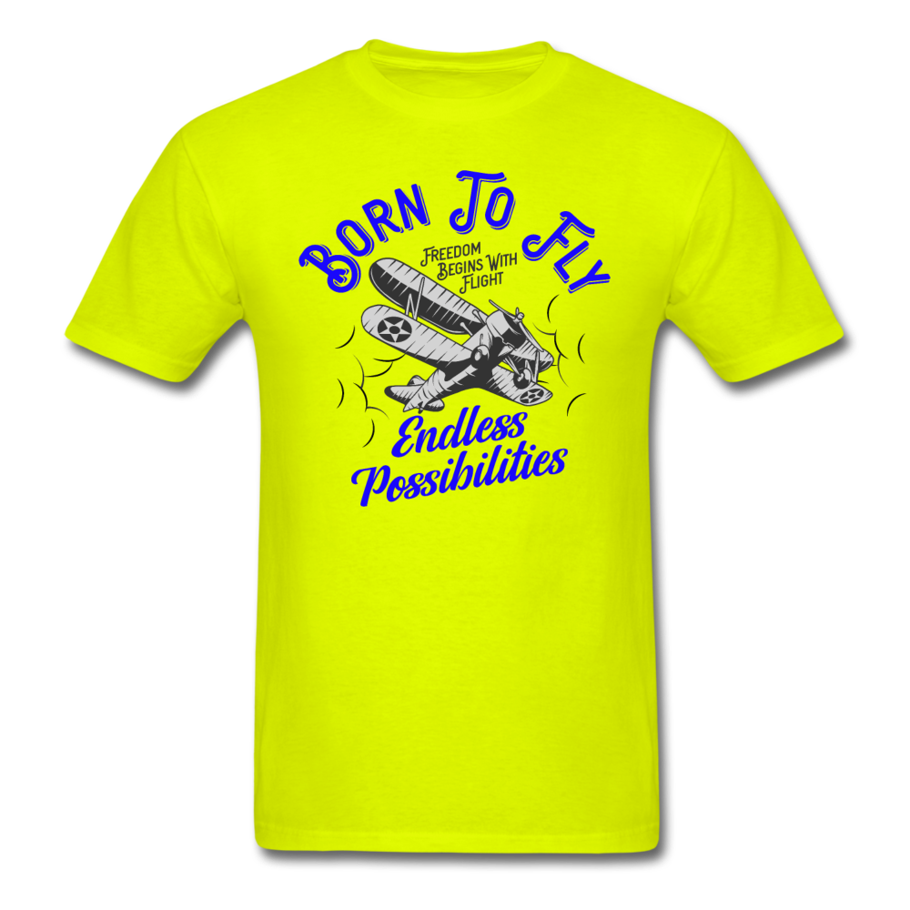 Born To Fly - Endless - Unisex Classic T-Shirt - safety green