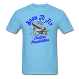 Born To Fly - Endless - Unisex Classic T-Shirt - aquatic blue