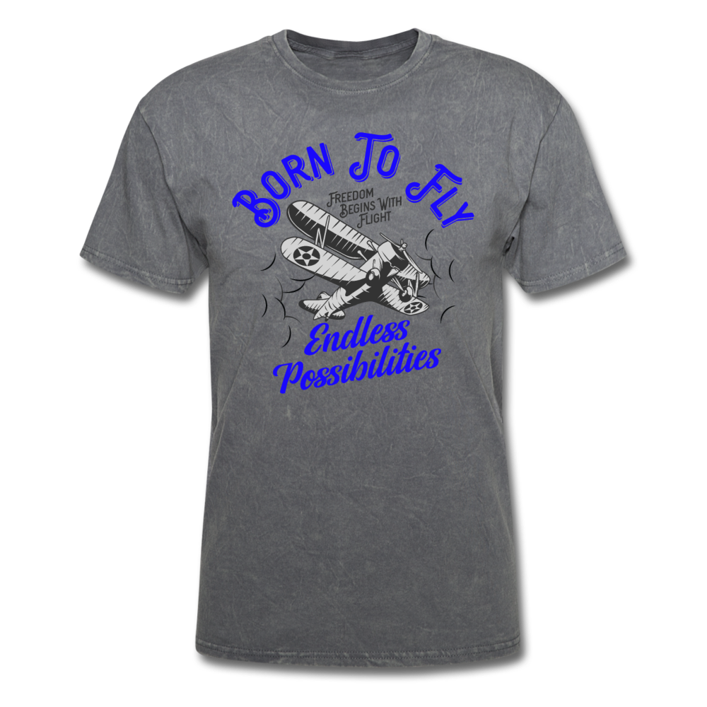 Born To Fly - Endless - Unisex Classic T-Shirt - mineral charcoal gray