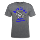 Born To Fly - Endless - Unisex Classic T-Shirt - mineral charcoal gray