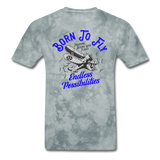 Born To Fly - Endless - Unisex Classic T-Shirt - grey tie dye