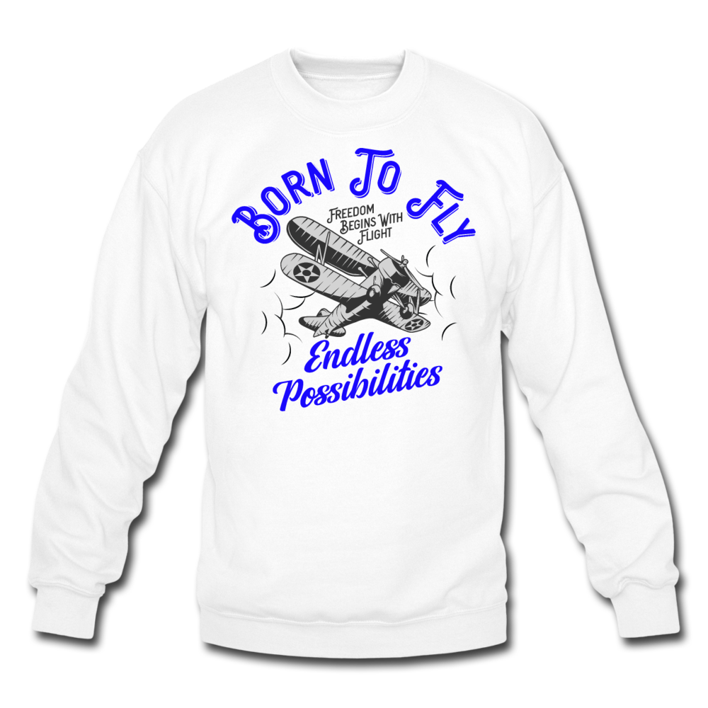 Born To Fly - Endless - Crewneck Sweatshirt - white