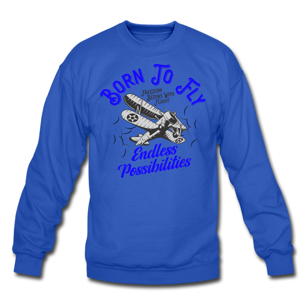 Born To Fly - Endless - Crewneck Sweatshirt - royal blue