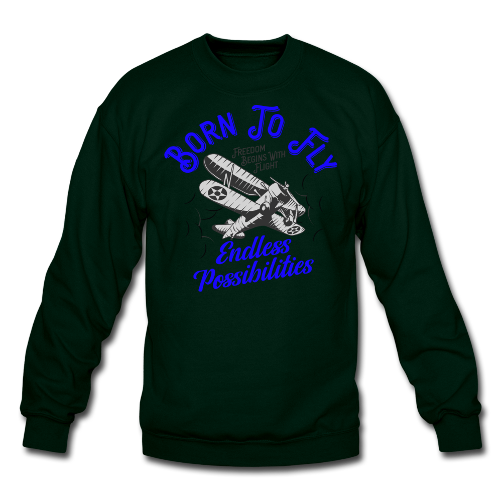 Born To Fly - Endless - Crewneck Sweatshirt - forest green