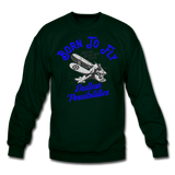 Born To Fly - Endless - Crewneck Sweatshirt - forest green