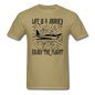 Life Is A Journey - Flight - Black - Unisex Classic T-Shirt - khaki