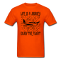 Life Is A Journey - Flight - Black - Unisex Classic T-Shirt - orange