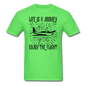 Life Is A Journey - Flight - Black - Unisex Classic T-Shirt - kiwi