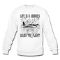 Life Is A Journey - Flight - Black - Crewneck Sweatshirt - white