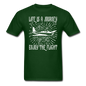 Life Is A Journey - Flight - White - Unisex Classic T-Shirt - forest green