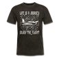 Life Is A Journey - Flight - White - Unisex Classic T-Shirt - mineral black