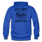 Life Is A Journey - Flight - Black - Gildan Heavy Blend Adult Hoodie - royal blue