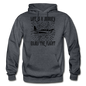 Life Is A Journey - Flight - Black - Gildan Heavy Blend Adult Hoodie - charcoal gray