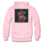 Eat Sleep Fly Repeat - Gildan Heavy Blend Adult Hoodie - light pink