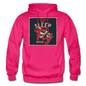 Eat Sleep Fly Repeat - Gildan Heavy Blend Adult Hoodie - fuchsia