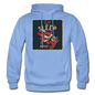 Eat Sleep Fly Repeat - Gildan Heavy Blend Adult Hoodie - carolina blue