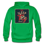 Eat Sleep Fly Repeat - Gildan Heavy Blend Adult Hoodie - kelly green