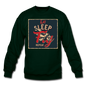 Eat Sleep Fly Repeat - Crewneck Sweatshirt - forest green