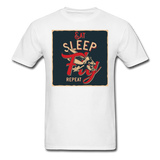 Eat Sleep Fly Repeat - Unisex Classic T-Shirt - white