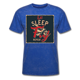 Eat Sleep Fly Repeat - Unisex Classic T-Shirt - mineral royal