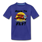 Born To Fly - Red Biplane - Kids' Premium T-Shirt - royal blue