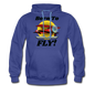 Born To Fly - Red Biplane - Men’s Premium Hoodie - royalblue