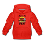 Born To Fly - Red Biplane - Kids‘ Premium Hoodie - red