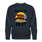 Born To Fly - Red Biplane - Men’s Premium Sweatshirt - navy