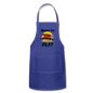 Born To Fly - Red Biplane - Adjustable Apron - royal blue