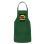 Born To Fly - Red Biplane - Adjustable Apron - forest green