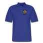 Born To Fly - Red Biplane - Men's Pique Polo Shirt - royal blue