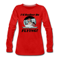 I'd Rather Be Flying - Women - Women's Premium Long Sleeve T-Shirt - red