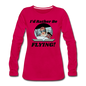 I'd Rather Be Flying - Women - Women's Premium Long Sleeve T-Shirt - dark pink