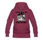 I'd Rather Be Flying - Women - Women’s Premium Hoodie - burgundy