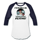 I'd Rather Be Flying - Women - Baseball T-Shirt - white/navy