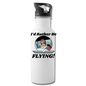 I'd Rather Be Flying - Women - Water Bottle - white