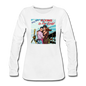 Flying Is For Girls - Women's Premium Long Sleeve T-Shirt - white