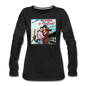 Flying Is For Girls - Women's Premium Long Sleeve T-Shirt - black