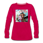 Flying Is For Girls - Women's Premium Long Sleeve T-Shirt - dark pink