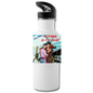 Flying Is For Girls - Water Bottle - white