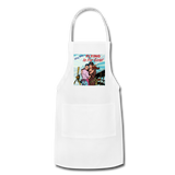 Flying Is For Girls - Adjustable Apron - white