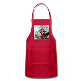 Flying Is For Girls - Adjustable Apron - red